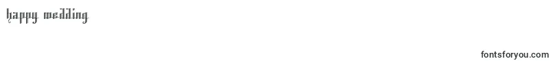 フォントK22AngularText – 結婚記念日おめでとうございます